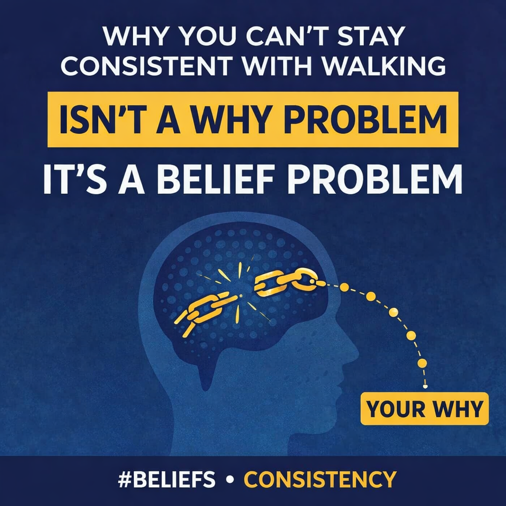 Why You Can’t Stay Consistent with Walking (And How to Fix It)