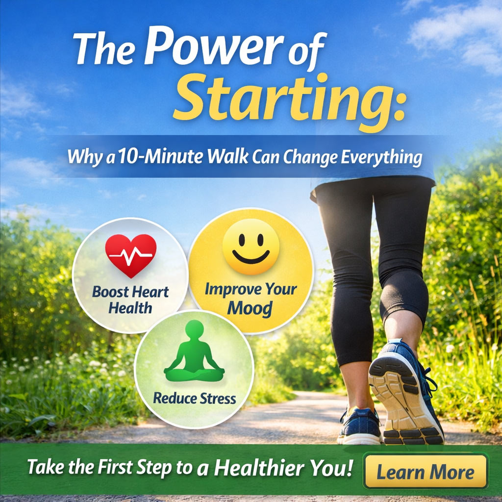 the power of starting, walking for health and fitness. walking works quick start walking program